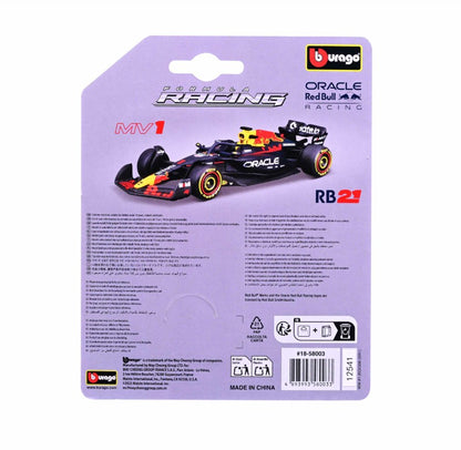 2025 Bburago 1:64 Ferrari Sf25 Modelo Miniatura Diecast em Liga Metálica 2025 F1 Series Red Bull Rb21 Carro de Corrida de Fórmula Brinquedos ?Presente