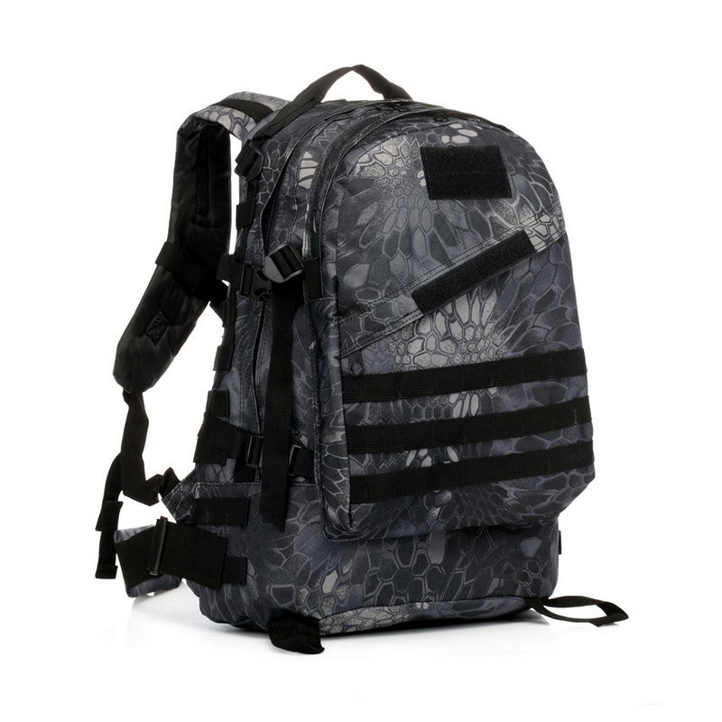 Mochila de Acampamento Esportiva ao Ar Livre Caminhada Trekking Mochila Escolar Viagem Ciclismo Caminhada Grande Capacidade Mochila Tática 3D
