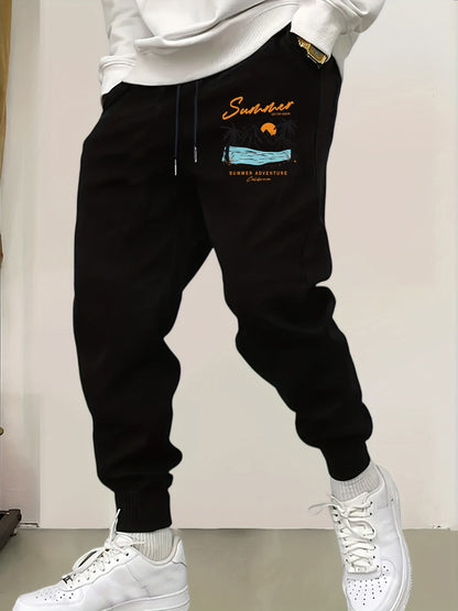 Summer Set Off Again California Prints Mans Sweatpants Casual Comfy Long Pants Sports Basic Trousers Soft Elastic Waist Pant