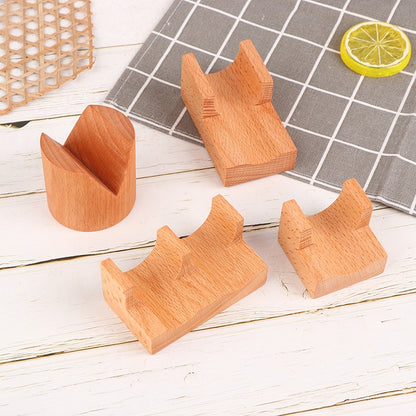 1Pc Japanese Sushi Rack Wooden Taco Snack Food Holder Wood Plate Cuisine Stand Sashimi Sushi Boat For Restaurant Hotel Home