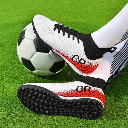 Professional Mens Soccer Shoes Women Football Boots Studded Society Turf Cleats Adults TF/FG Training High-Quality Sneakers