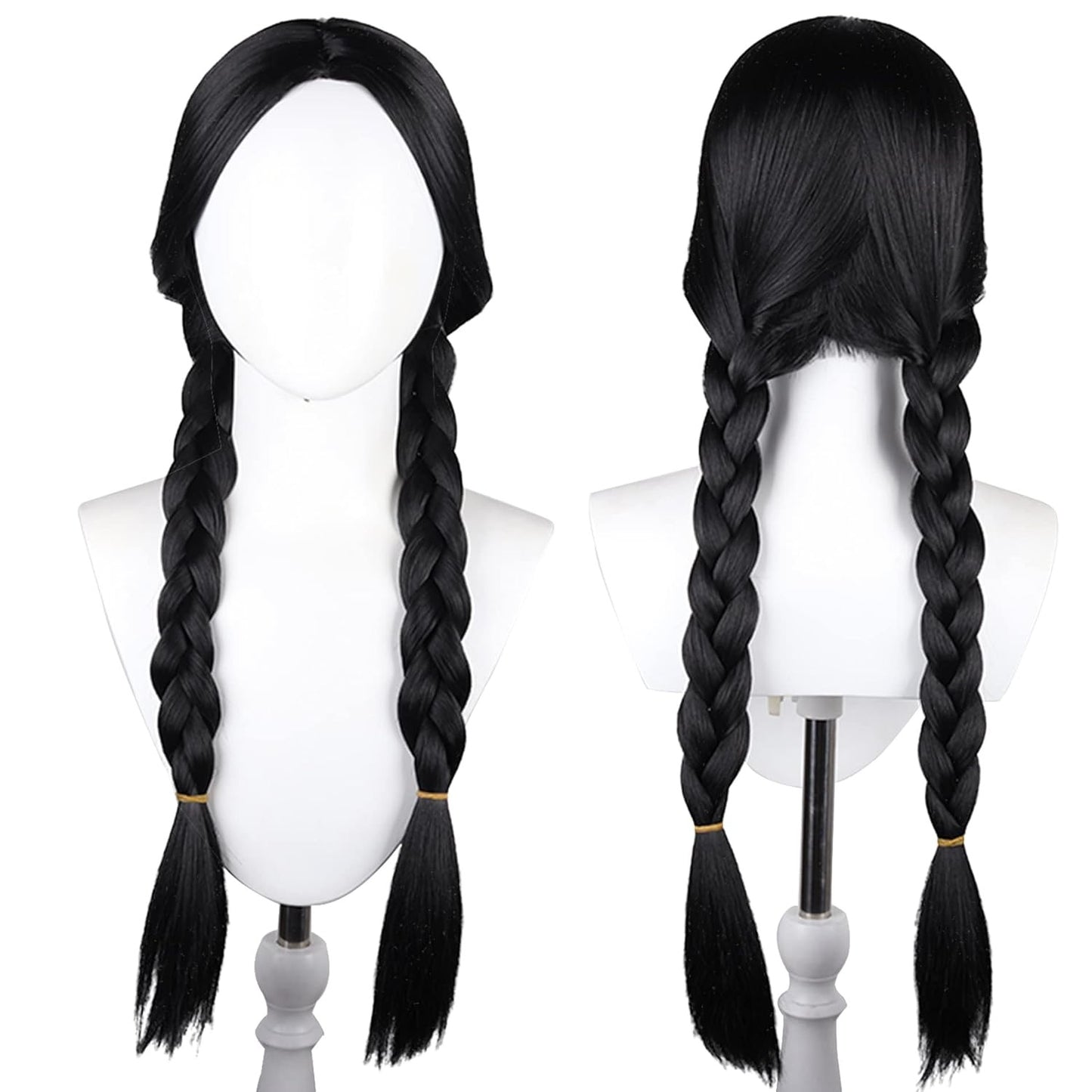 Angel Devil for Chainsaw Man Bangs Long Orange Brown Cosplay Wigs Halloween Costume Party AdultHair Wig