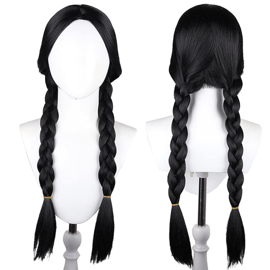 Angel Devil for Chainsaw Man Bangs Long Orange Brown Cosplay Wigs Halloween Costume Party AdultHair Wig