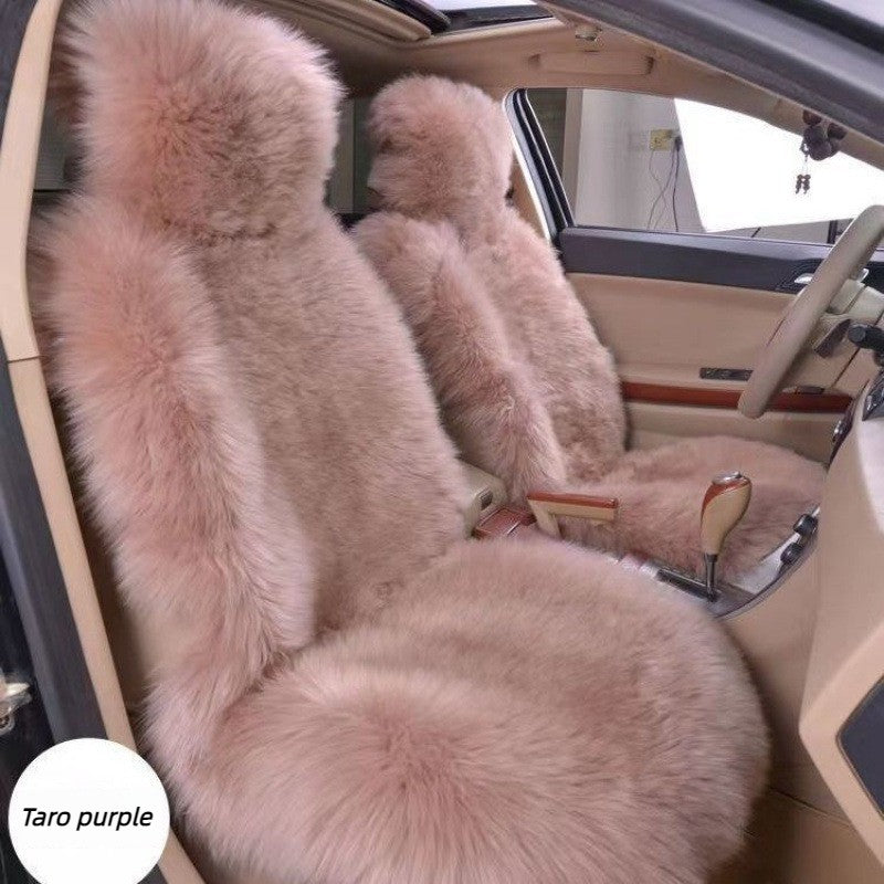 1 Peça Quente Pelúcia Capas de Assento de Carro Universal Longa Lã de Pelo Capa de Assento Dianteiro de Carro Protetor Almofada Tapete para Acessórios de Carro Almofada de Assento de Carro