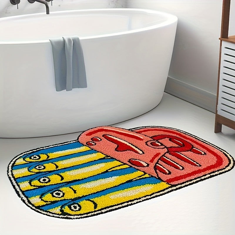 VIKAMA Herring Can Rug Creative Floor Mat Kitchen Rug Doormat Welcome Mat Bathroom Mat Rug For Bedroom Carpet For Live Room Home