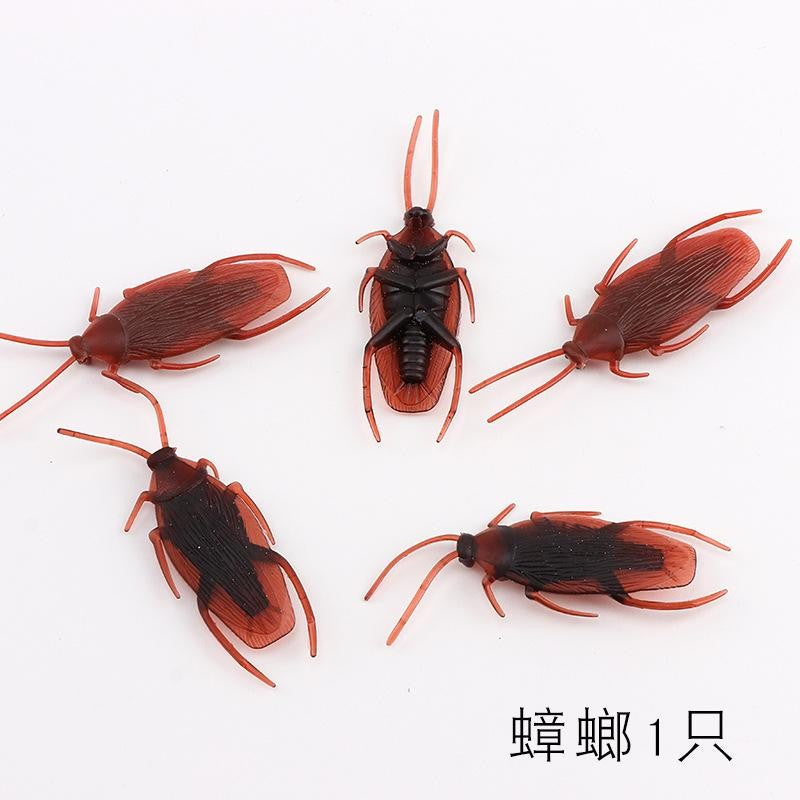 12/24pcs Halloween Simulation Bug Cockroach Spider Centipede Scorpion Plastics Prank Bug Funny 2025 Halloween DIY Decoration