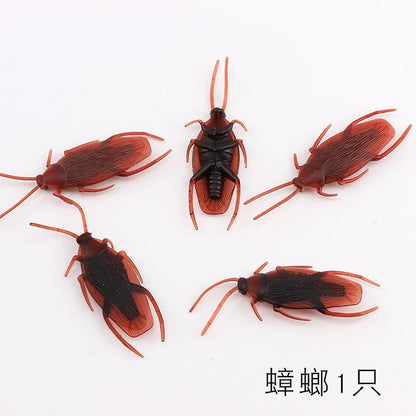 12/24pcs Halloween Simulation Bug Cockroach Spider Centipede Scorpion Plastics Prank Bug Funny 2025 Halloween DIY Decoration