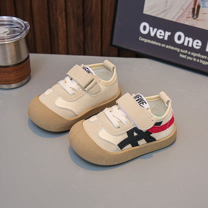 2025 Girls  Autumn New Style Soft Bottom Dequn Shoes for Toddlers  Learning to Walk Shoes Children's Footwear Kids Shoes