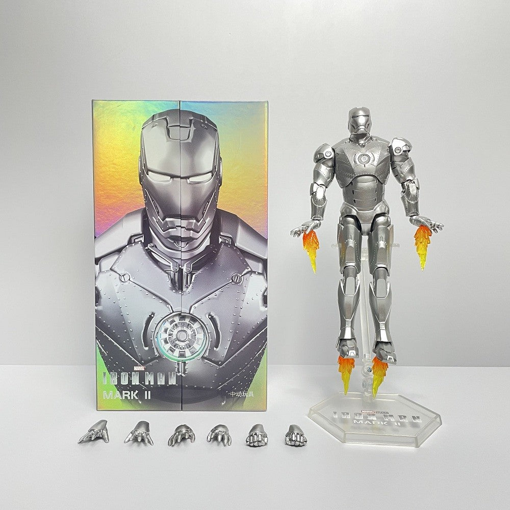 ZD Toys Homem de Ferro Série Articulado MK1 MK2 MK3 MK4 MK5 MK6 MK7 MK42 MK43 MK50 Boneco de Ação do Filme 7 Polegadas Bonecas Mark