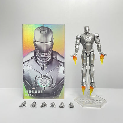 ZD Toys Homem de Ferro Série Articulado MK1 MK2 MK3 MK4 MK5 MK6 MK7 MK42 MK43 MK50 Boneco de Ação do Filme 7 Polegadas Bonecas Mark