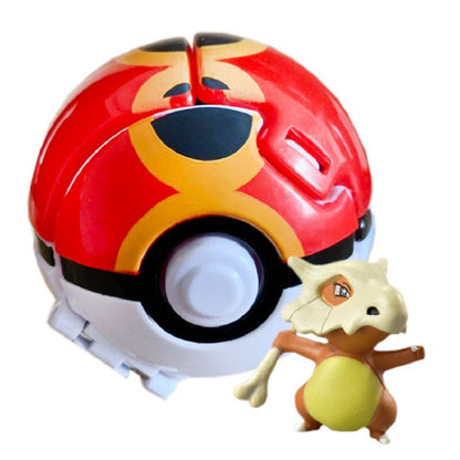 Pokémon Boneco Elf Ball Anime Personagem Desenhos Animados Pikachu Charizard Pocket Monster Pet Modelo Deformável Brinquedo de Ação Presentes Infantis
