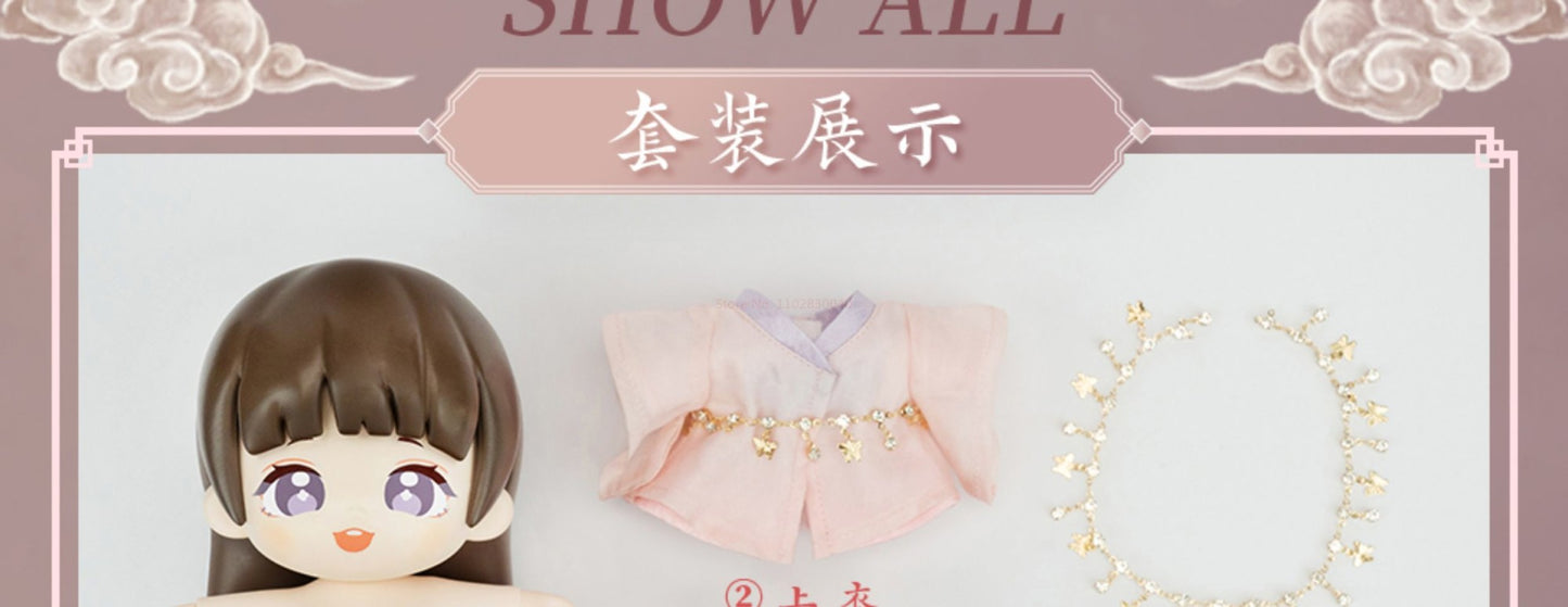Em estoque 18cm Cang Lan Jue Oficial Xiao Lanhua Dongfang Qingcang Love Between Fairy And Devil Modelo de Figura Oficial Mini Fofo
