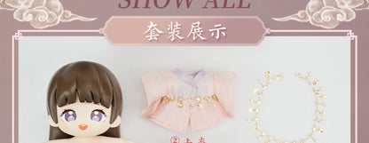 Em estoque 18cm Cang Lan Jue Oficial Xiao Lanhua Dongfang Qingcang Love Between Fairy And Devil Modelo de Figura Oficial Mini Fofo