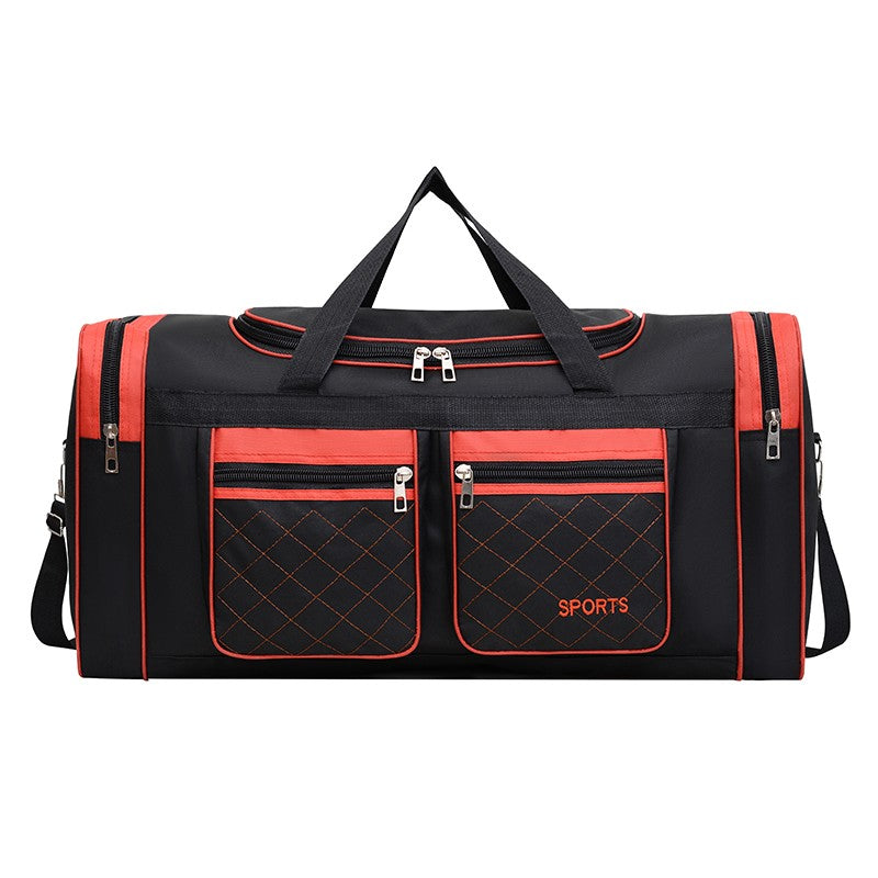 Men Nylon Travel Duffel Bag Large Capacity Handbag Portable Outdoor Carry Luggage Convenient Practical Male's Weekend Gym Bag