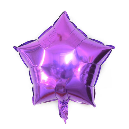 10pcs 18inch Star Foil Balloons Helium Balloon Children toy Gift 1st Birthday Party Wedding Decorations kids Globos Baby Shower