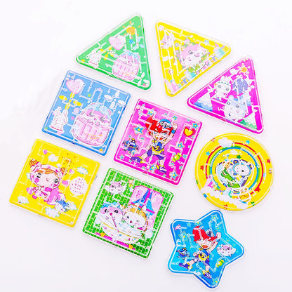 12/30Pcs Kids Party Gifts Fun Track Bead Maze Toy Children's Day Birthday Party Back to School Gift Kindergarten Prize Gift Pack