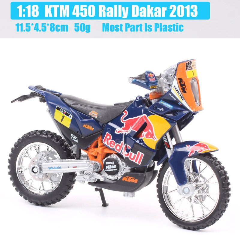 Modelo de motocicleta Maisto KTM 450 SX SXF EXC Racing RC 8C RC390 690 SMC R 640 Duke II Rally de escala 1/18 Diecast Veículos de Moto de Trilha