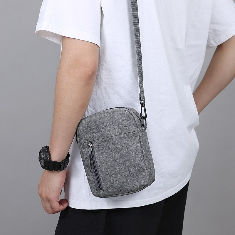 Multi Functional Men's Shoulder Bag, Waterproof and Wear-resistant, Large Capacity Crossbody Bag for Business Commuting