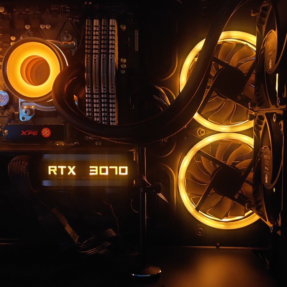 FREEZEMOD Painel Lateral GPU RTX3090 GTX ROG Decoração PC Placa de Vídeo Lâmpada Faith Water Cooler AURA SYNC Refrigeração Líquida ARGB