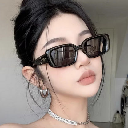 New Retro Y2K Style Small Square Sunglasses Women Cat Eye Sunglasses Fashion Colorful Mirror Goggles Men Punk Sports Sun Glasses