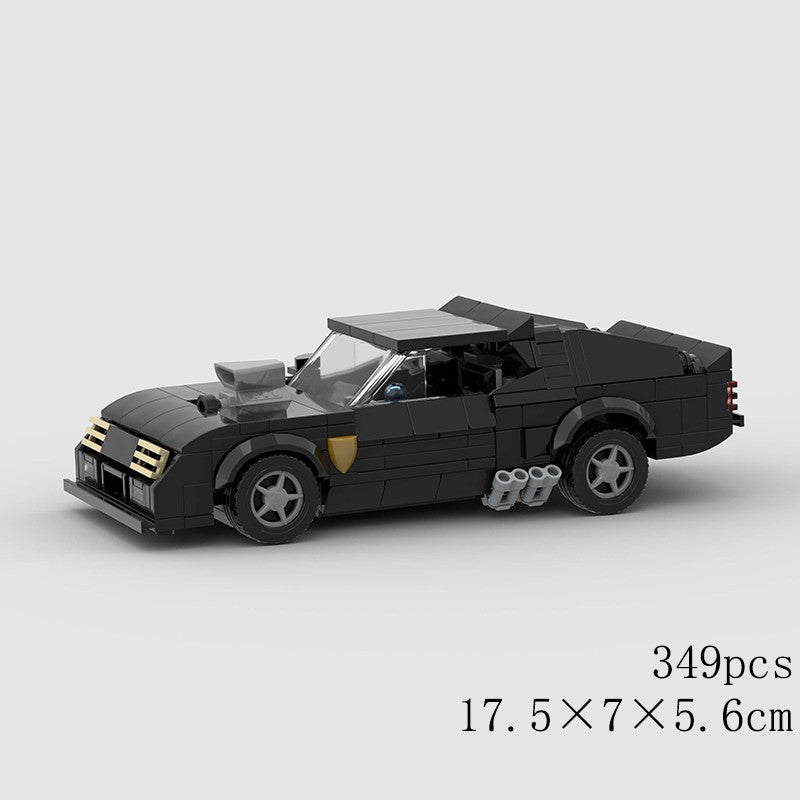 MOC Speed Sports Super Carro de Corrida Blocos de Montar DIY Tijolos Cidade Rally Técnico Grande Veículo de Corrida Presente de Natal Brinquedo