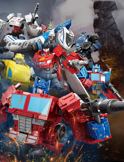 WEIJIANG NOVO 20CM Transformação Anime Boneco de Ação Brinquedos de Filme Plástico ABS Robô Carro Avião Tanque Legal Modelo Presente para Meninos