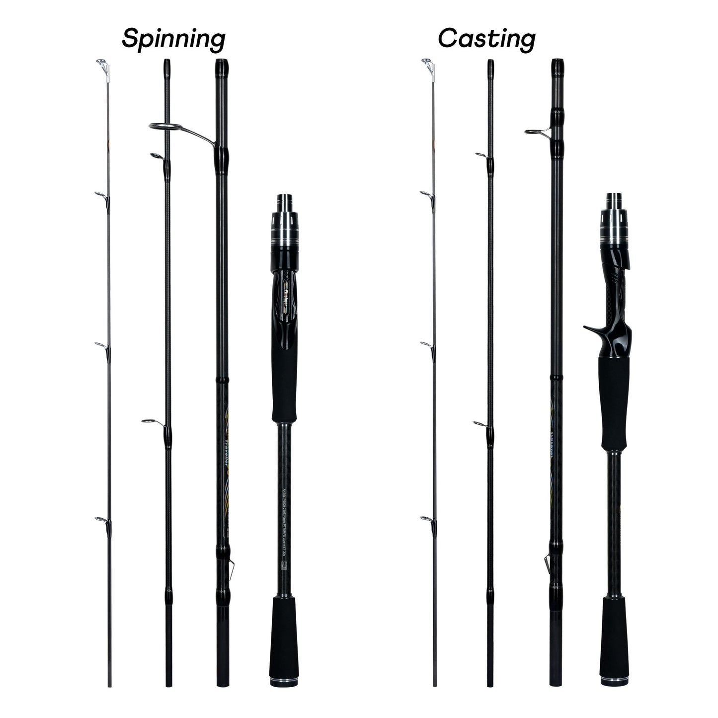 PHISHGER MAXIMUS Varas de Pesca de Isca Giratória e Arremesso 1,65m~3,0m Guia Fuji Carbono 30T Ultraleve Rápida L/ML/M 3-35g