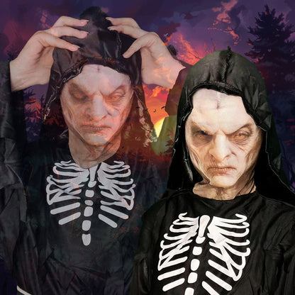 3D Digital Print Mask Creative Horror Cosplay Headscarf Halloween Party Hip Hop Headwear