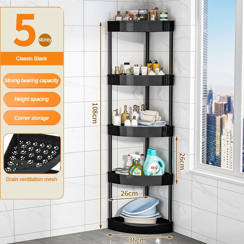 Carrinho de Armazenamento para Banheiro com Rodas, Rack de Armazenamento para Cozinha, Sala de Estar, Alta Capacidade de Carga, Acessórios para Casa