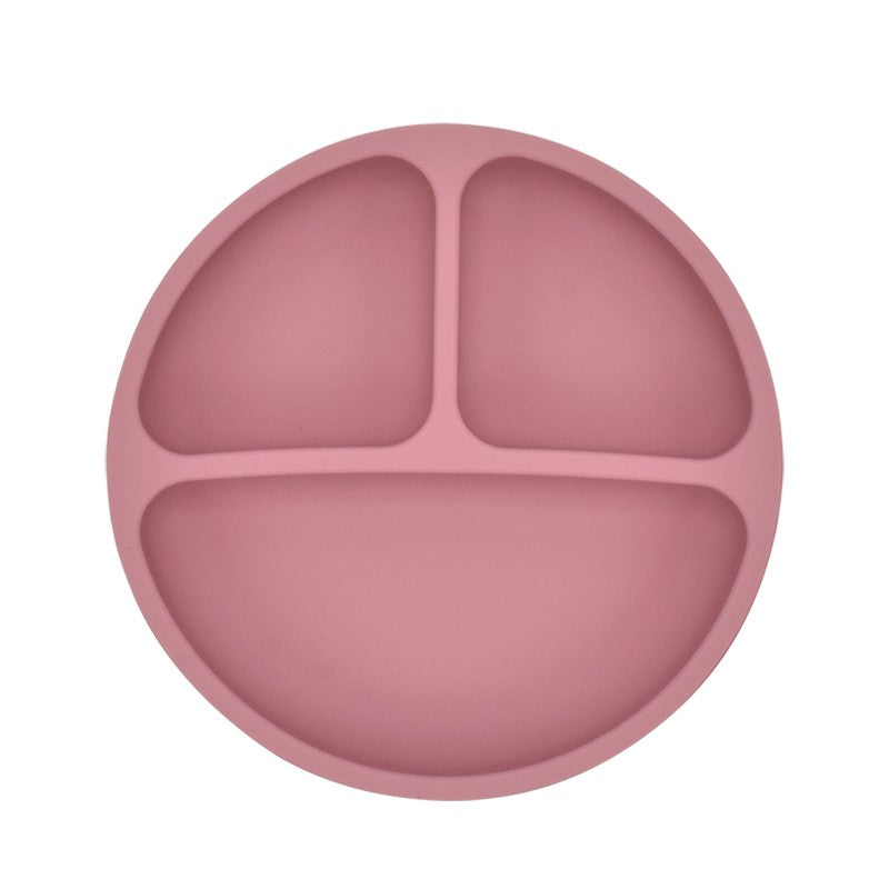 9Colors Baby Plate Set Food Grade Silicone Dishes BPA-Free Tableware Kids Feeding Bowls Kids Learning Dishes Tray Dropshiping