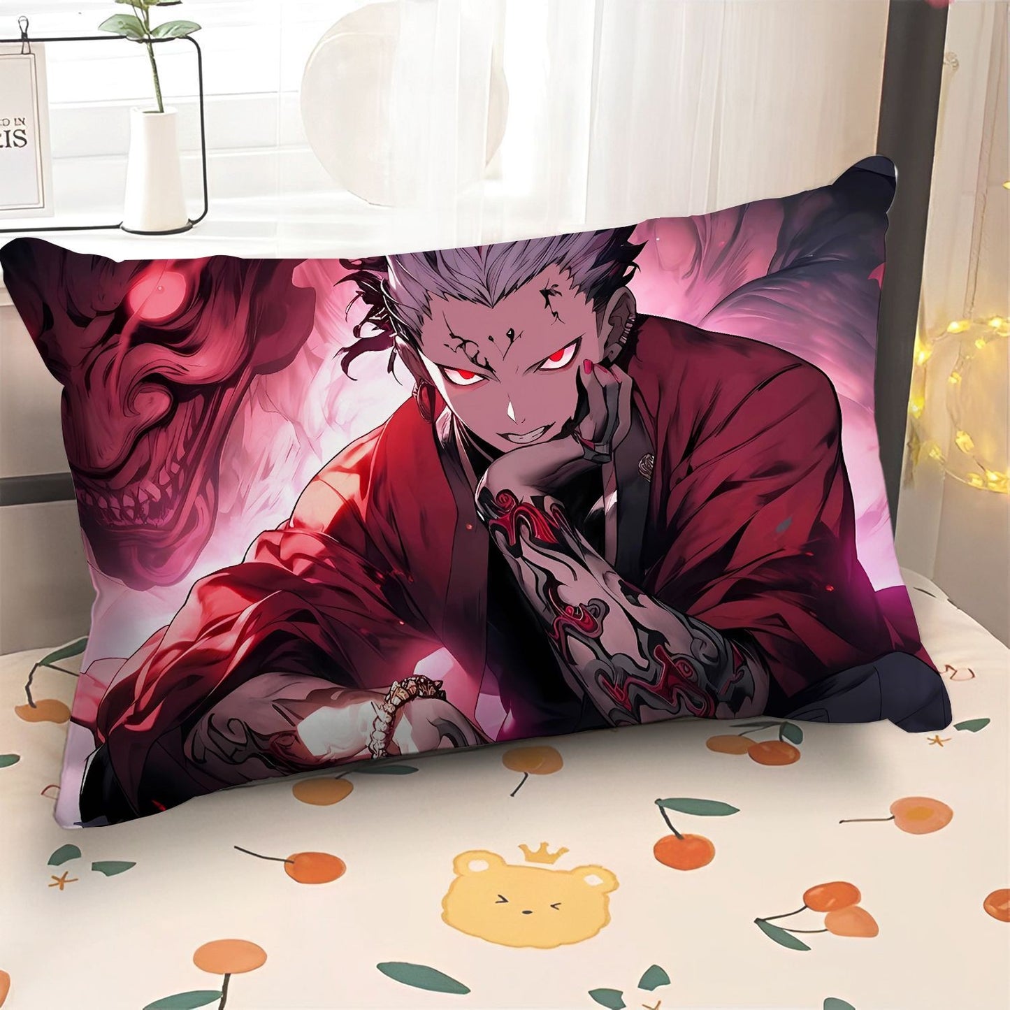 Jujutsu Kaisen peripheral pillow double side pillowcase Cartoon anime Itadori Yuji bedroom bed pillow Gojo Satoru soft pillow