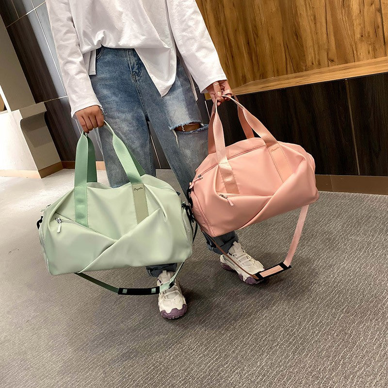 Women Gym Bag Sports Travel Dry Wet Bag Handbags Multifunction Swimming Tote Shoulder Weekend Fitness Duffle Yoga Shoes Daypack