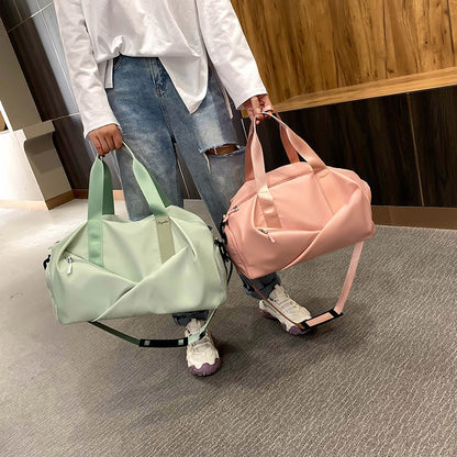 Women Gym Bag Sports Travel Dry Wet Bag Handbags Multifunction Swimming Tote Shoulder Weekend Fitness Duffle Yoga Shoes Daypack