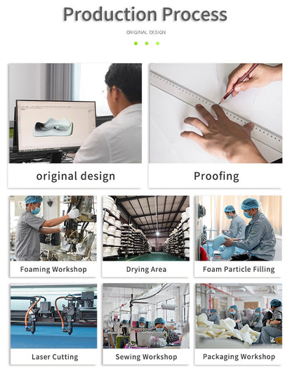 Hot Sale Butterfly Breathable Ergonomic Memory Foam Pillow Cushion