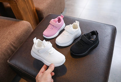 Spring Kid Shoes New Fashion Versatile Girl Sneakers Comfort Soft Sole Anti Slip Simple Boy Shoe Breathable Classic Casual Shoes