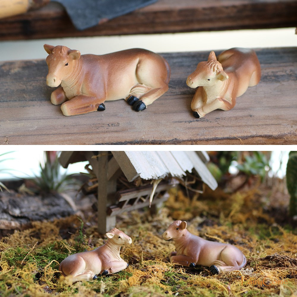 Miniature Fairy Garden Squirrels Set Miniature Forest Animal Figures Figurines Kit Mini Garden Supplies Bonsai Decorations