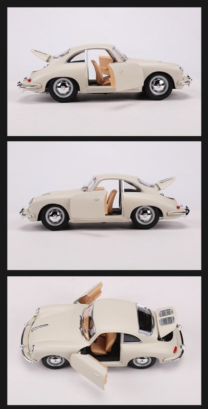 Burago 1:24 1961 Porsche 356B Coupé Modelo em Liga #22079