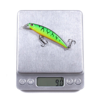 HENGJIA Jerkbait Sinking Wobblers Iscas de Pesca 8cm-9g Truta Artificial Plástico Rígido Isca Crankbait Pesca de Baixo