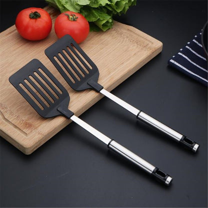 Spatula Stainless Steel Not Hot Handle Cooking Utensil Kitchen Accessories Steak Pancake Shovel Teppanyaki Scraper Barbecue Tool