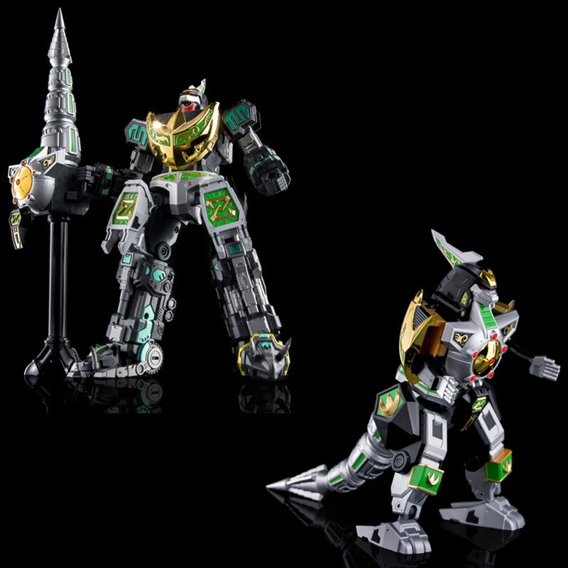 Pré-Venda Power Rangers Lucky Cat Micro Cosmos Mc-05 & Mc-03 Dragon King Caesar Action Figure Colecionável Modelo Montável
