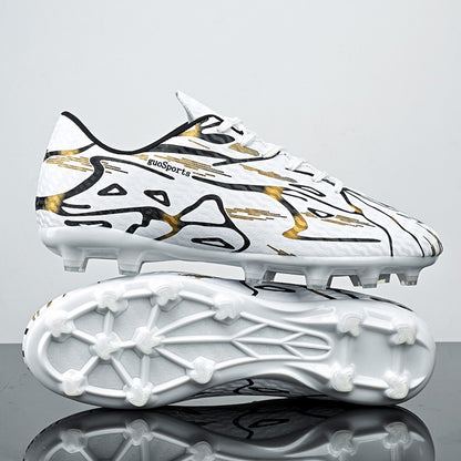 Unisex Youth Soccer Cleats Lightweight Football Shoes for Match Training Enhanced Grip Durable FG TF Comfortable Breathable