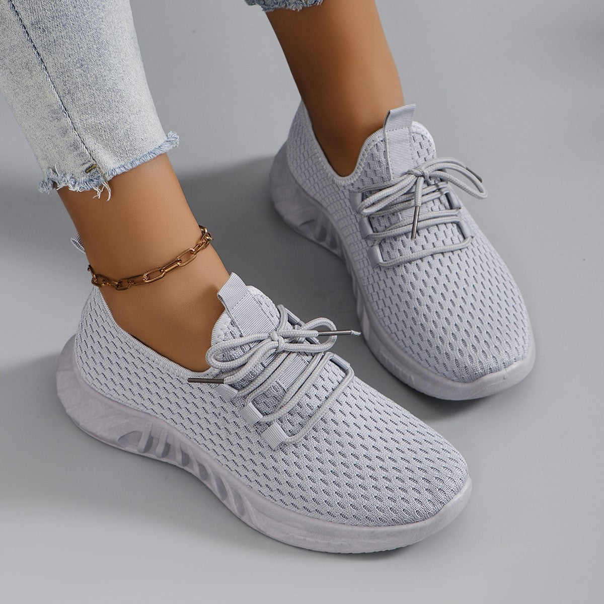 Women's summer breathable mesh flat shoes women's shoes casual sports shoes, clearance free shipping