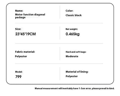 Causal Nylon Shoulder Man Bag Japanese Teenager School Laptop Sling Men's Bag Streetwear Travel Cross Bag Messenger Bags for Men