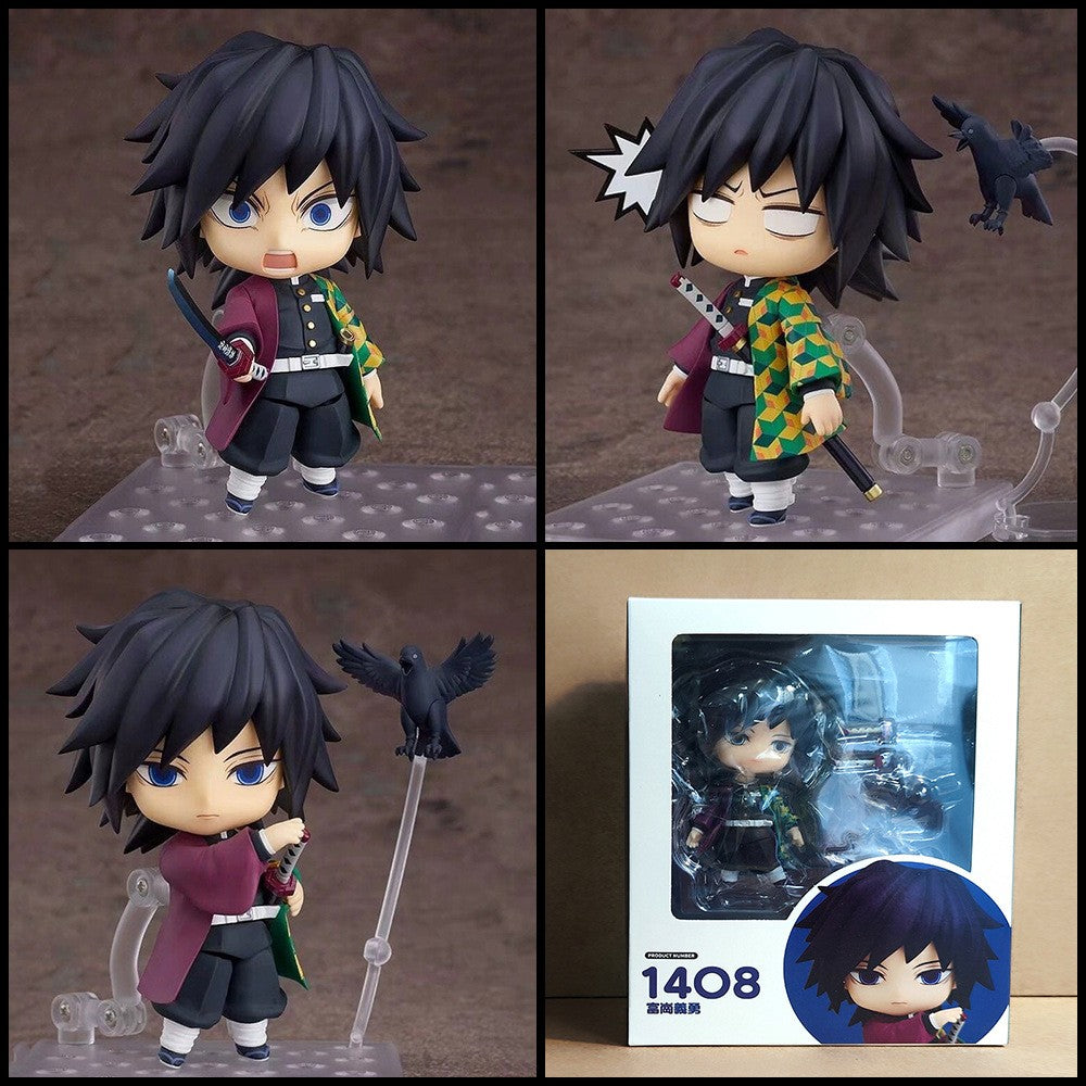 Anime Demon Slayer Series Tanjirou #1193 Nezuko #1334 Zenitsu #1361 Inosuke #1541 Kyoujurou Kochou Shinobu Conjunto de Bonecos e Estatuetas de Presente