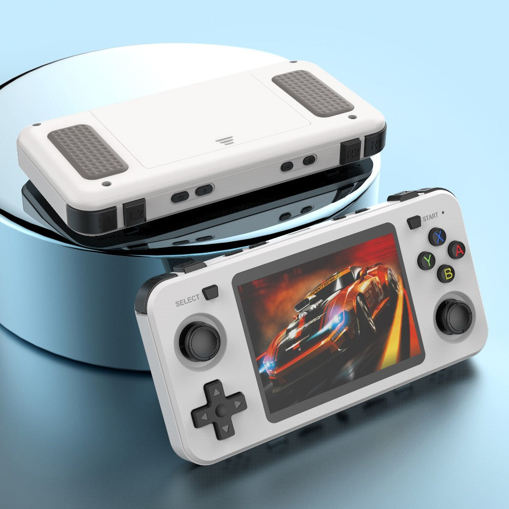BOYHOM New Handheld Game Console 3.5-inch IPS Screen Linux RK3326 Retro Video Games Player 3000 mAh 64G