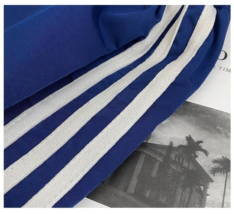 Women Casual Baggy Stripe Cargo Pants Solid Low Waist Joggers Pants Drawstring Wide Leg Baggy Trousers Y2K Streetwear Sweatpants