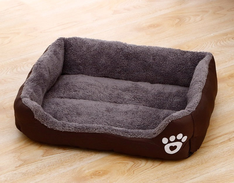 Cama de cachorro de casa de estimação grande, tapete de gato, pelúcia longa, sono profundo, macia e quente, almofada para cães pequenos, camas calmas para filhotes de Chihuahua