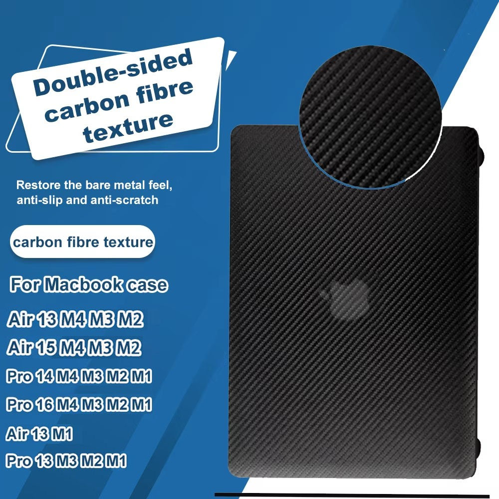 Laptop Case For Macbook Pro 14 16 M4 2024 Case For Macbook Air 13 M4 M3 M2 2025 2022 Case Carbon Fiber Protective