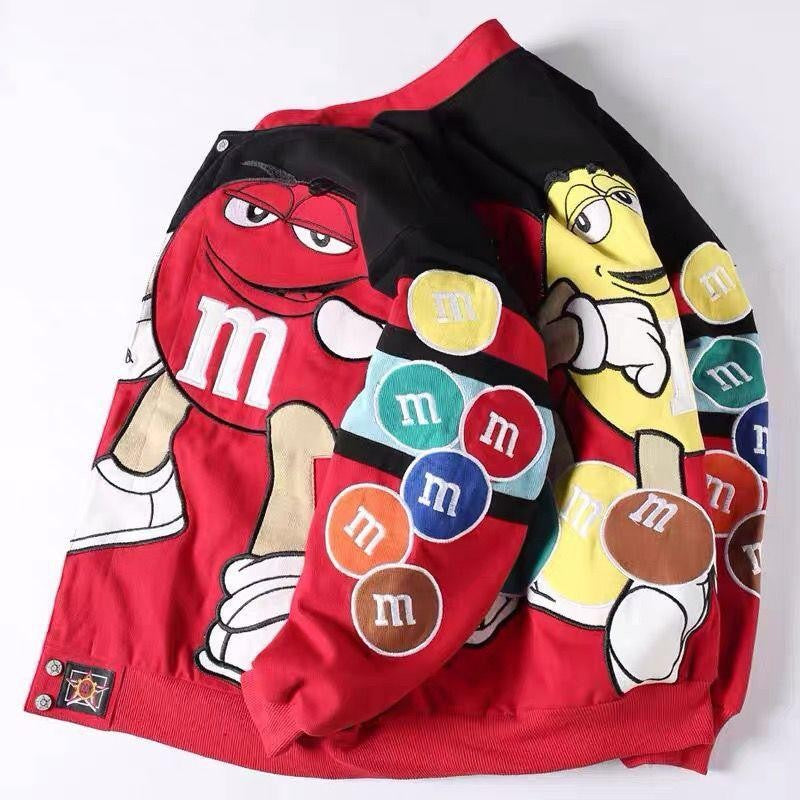 Streetwear Jacket Women Embroidery Oversized Varsity Jacket Men Spring Autumn Baseball Coat Outwears Youth Unisex Clothing