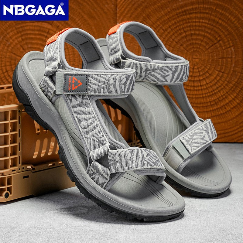 Classic Men's Hiking Sport Sandals Lightweight Leisure Beach Shoes Summer Open-Toe Breathable Travel Walking Sandials